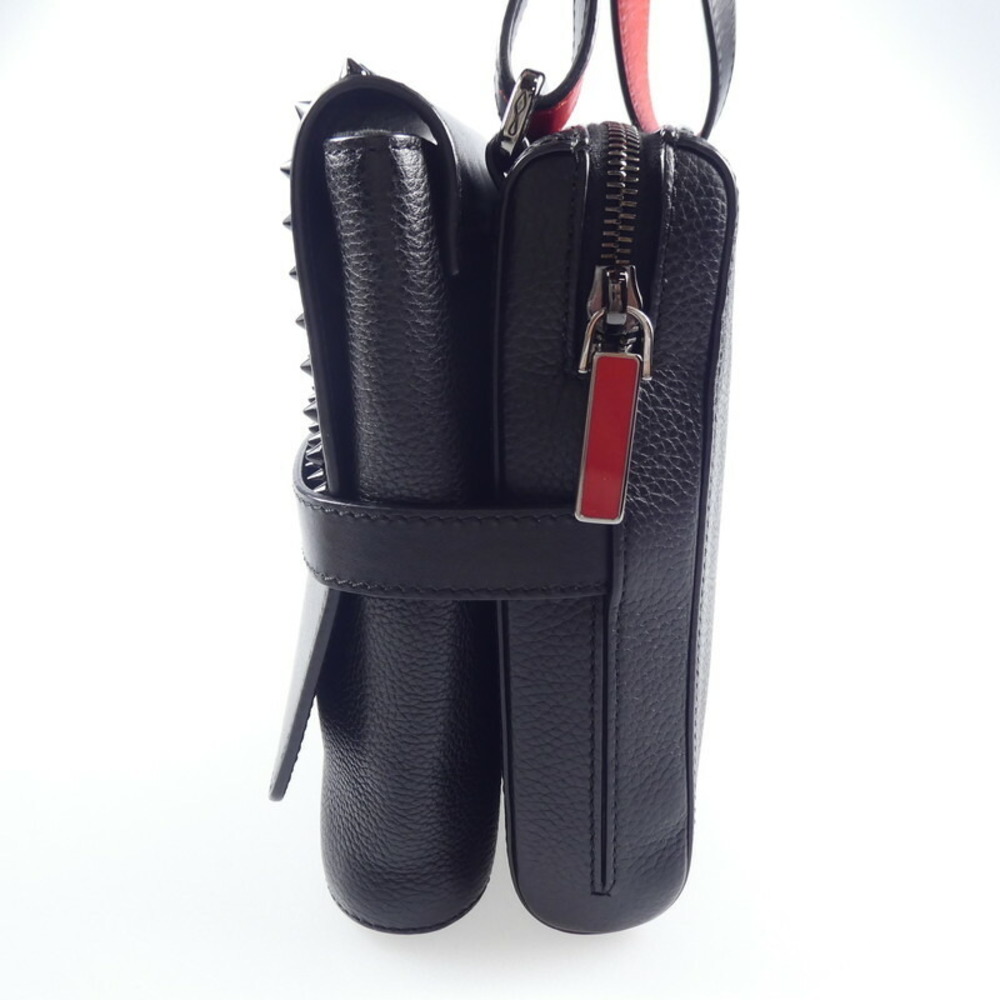 Christian Louboutin Leather Bag BENECH Calfskin REPORTER Shoulder - Picture 4 of 16